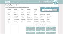 Desktop Screenshot of ohio.findafootdr.com